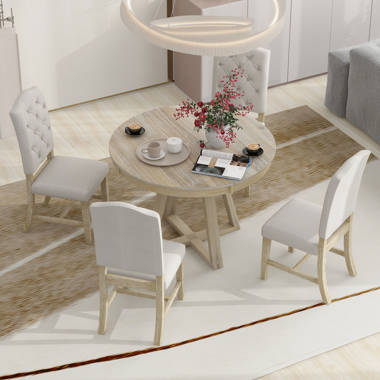 Extendable dining set with best sale 4 chairs